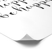 Poster Pensez Heureux d'être heureux (Coin)