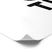 Poster Pensez Outsife Le Fox drôle animal jeu (Coin)