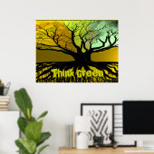 Poster Pensez Vert4, Pensez Vert, Pensez Vert (Bureau à domicile)