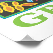 Poster Pensez Vert De l'environnement (Coin)