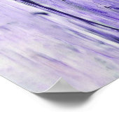Poster 'Pensez-y' Lavender Abstrait Art (Coin)
