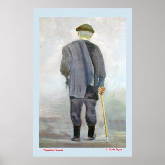 Poster Pensionné/Persioner (Devant)