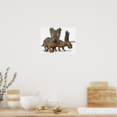 Poster Pentaceratops - Dinosaure crétacé tardif (Cuisine)