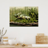 Poster Pentaceratops du Nouveau-Mexique (Cuisine)