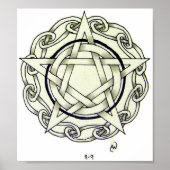Poster Pentacle celtique (Devant)