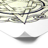 Poster Pentacle celtique (Coin)