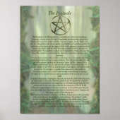 Poster Pentacle in Wood Info (Devant)