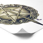 Poster Pentacle irlandais (Coin)
