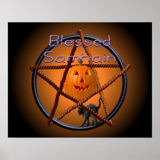 Poster pentacle samhain (Devant)