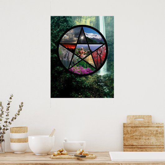 Poster Pentacle Small (Cuisine)