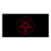 Poster Pentagram Red Devil (Devant)