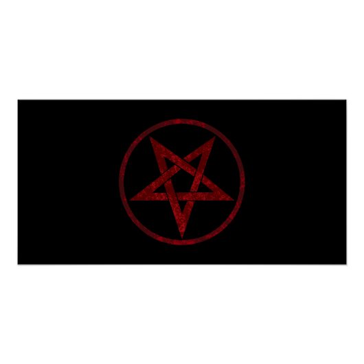 Poster Pentagram Red Devil (Devant)