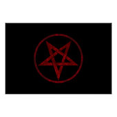 Poster Pentagram Red Devil (Devant)