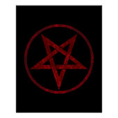 Poster Pentagram Red Devil (Devant)