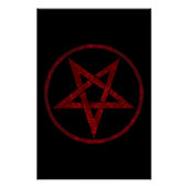 Poster Pentagram Red Devil (Devant)