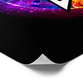 Poster pentagramme du Wiccan (Coin)