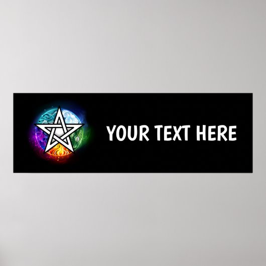 Poster pentagramme du Wiccan (Devant)