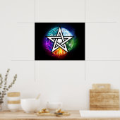 Poster pentagramme du Wiccan (Cuisine)