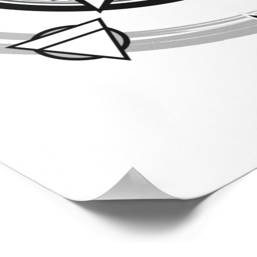 Poster Pentagramme élémentaire (Coin)