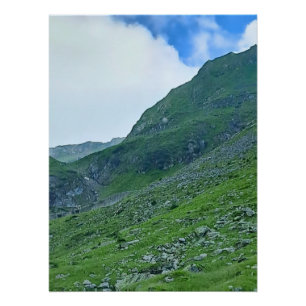 Poster Pente Alpine Transfagarasan – Photographie de Roum