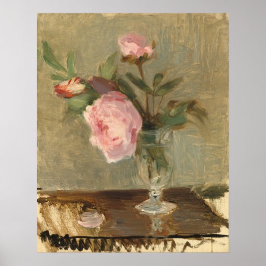Poster Peonies - Berthe Morisot Art (Devant)