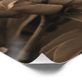 Poster Peonies multiples en Sepia (Coin)