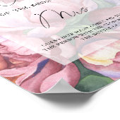 Poster Peonies vintages - Devinez combien de lièges (Coin)