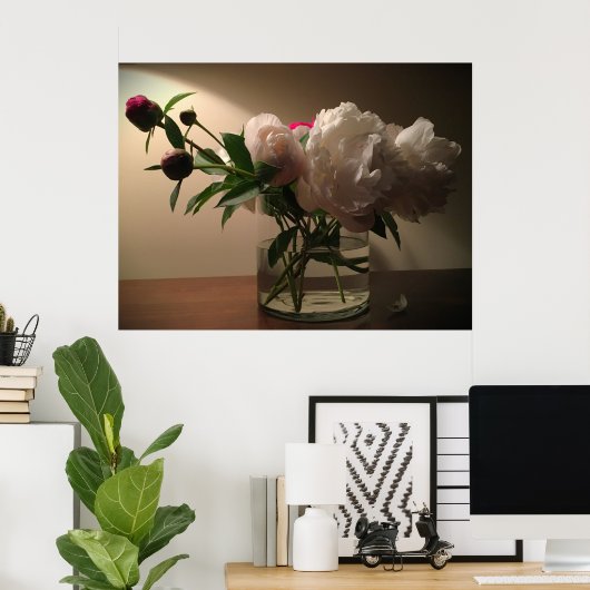 Poster Peony, (Bureau à domicile)