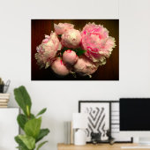 Poster Peony, (Bureau à domicile)