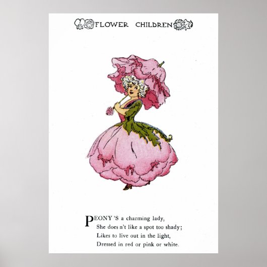 Poster Peony (Devant)