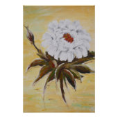 Poster Peony blanc (Devant)