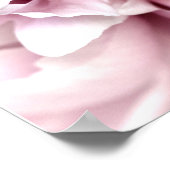 Poster Peony en Macro avec Art numérique rose (Coin)