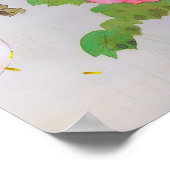 Poster Peony et papillon (détail), Watanabe Seitei (Coin)