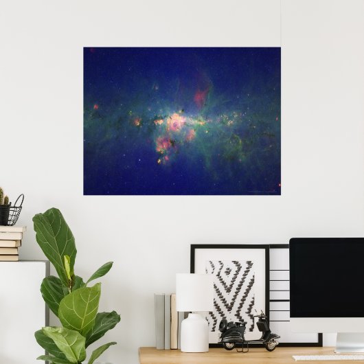 Poster Peony Nebula redimensionné 24x18 (30x15) (Bureau à domicile)