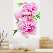 Poster Peony rose (Cuisine)