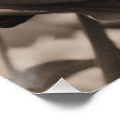 Poster Peony Single Sepia (Coin)