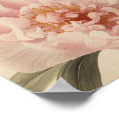 Poster Peony Watercolor Elegance (Coin)