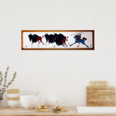 Poster Pep Charlee Buffalo Chasse murale (Cuisine)
