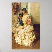 Poster Pepilla and her Daughter, Joaquín Sorolla (Devant)