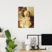 Poster Pepilla et sa fille, Joaquín Sorolla (Bureau à domicile)