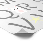 Poster Pépinière d'alphabet animal (Coin)