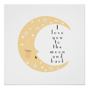 Poster Pépinière de lune endormie