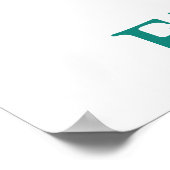 Poster Pépinière d'éléphants | Nom du bébé (Coin)