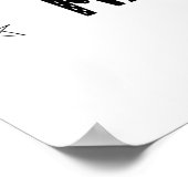 Poster Pépinière licorne scandi moderne avec étoiles (Coin)