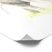 Poster Pépinière murale animaux safari (Coin)