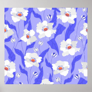 Poster Pépites blanches : Purple Manipulé À La Main