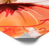 Poster Pépites Fleurs Motif sans couture sur un backgr be (Coin)