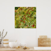 Poster Pépites Pointillisme Style Art Abstrait (Cuisine)