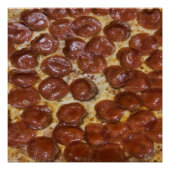 Poster Pepperoni Pizza (Devant)
