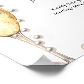 Poster Perals & Prosecco nuptiale perle de douche Signal (Coin)